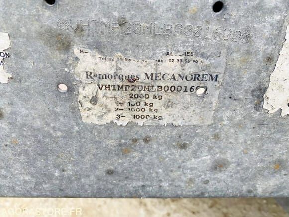Mecanorem MP2020ML - Прицеп для спецтехники: фото 2 Mecanorem MP2020ML - Прицеп для спецтехники: фото 2