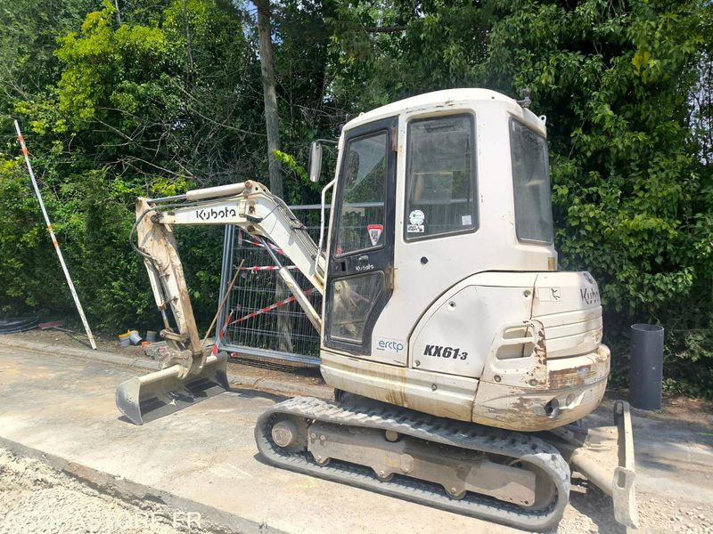 Mini pelle Kubota 2,5T KX 61.3 - Мини-экскаватор: фото 3 Mini pelle Kubota 2,5T KX 61.3 - Мини-экскаватор: фото 3