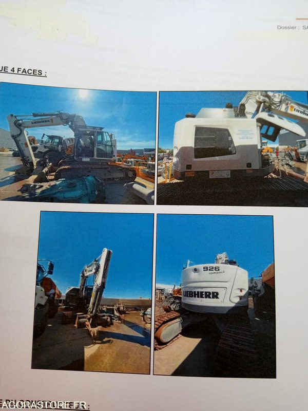 PELLE S/CHENILLES LIEBHERR R 926 COMPACT - 2020 / 3723 HEURES - Экскаватор: фото 5 PELLE S/CHENILLES LIEBHERR R 926 COMPACT - 2020 / 3723 HEURES - Экскаватор: фото 5