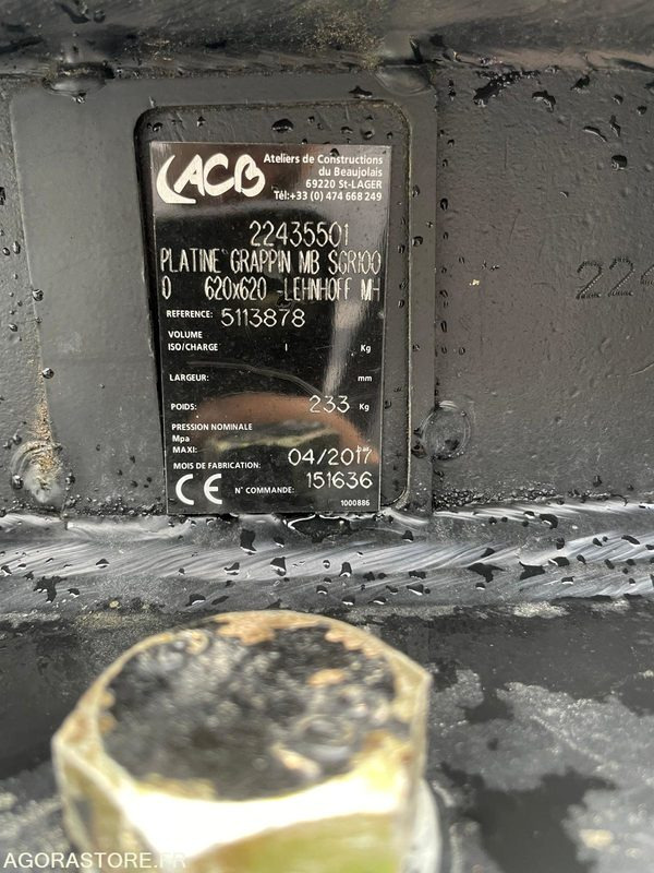 PINCE DE TRI ACB MB SGR1000 - Экскаватор: фото 4 PINCE DE TRI ACB MB SGR1000 - Экскаватор: фото 4