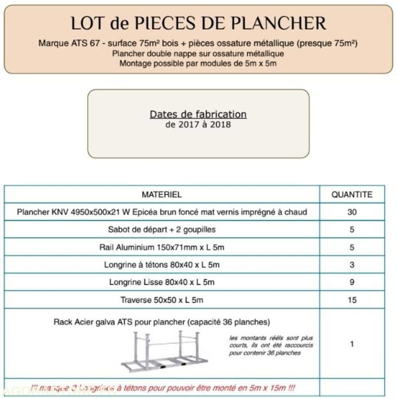Plancher en Epicea 75 m2 - Жилой контейнер: фото 2 Plancher en Epicea 75 m2 - Жилой контейнер: фото 2