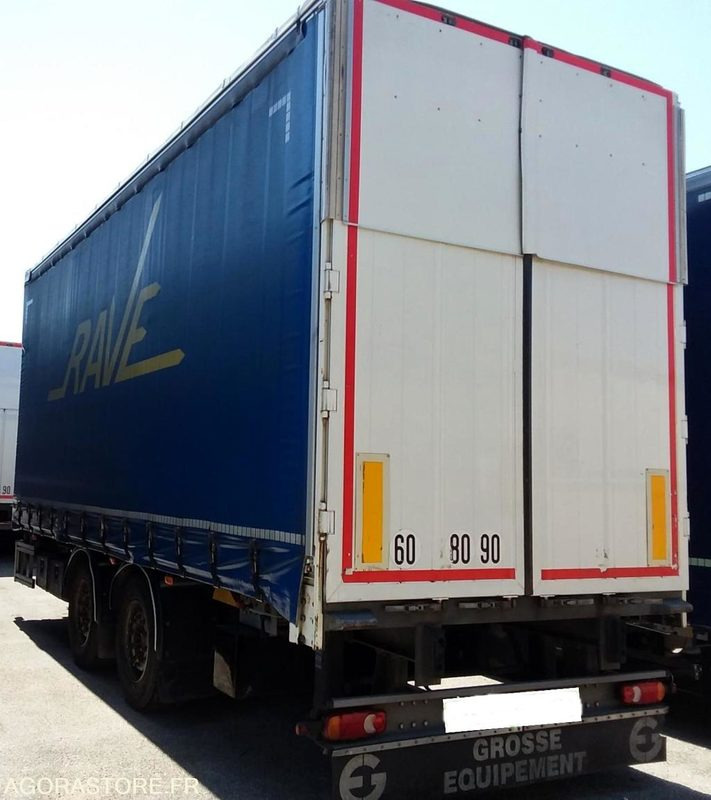 SEMI REMORQUE PLSC 18T - TOIT RELEVABLE - RIDEAUX COULISSANTS - Полуприцеп: фото 2 SEMI REMORQUE PLSC 18T - TOIT RELEVABLE - RIDEAUX COULISSANTS - Полуприцеп: фото 2