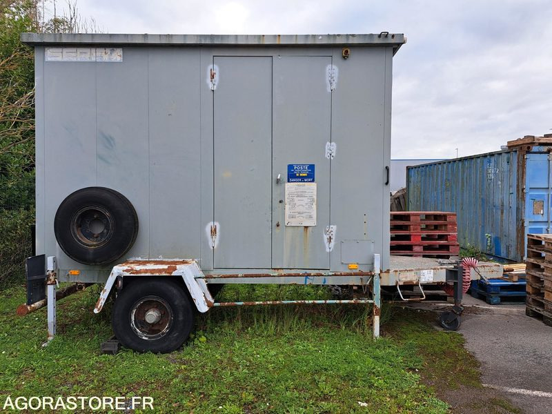 REMORQUE EQUIPEE TRANSFORMATEUR - Строительное оборудование, Прицеп: фото 1 REMORQUE EQUIPEE TRANSFORMATEUR - Строительное оборудование, Прицеп: фото 1