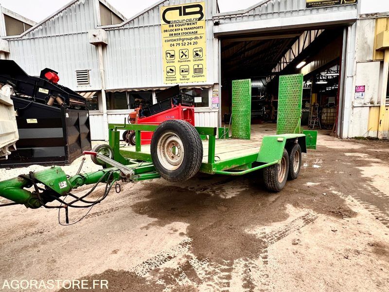 REMORQUE PORTE-ENGINS 2 ESSIEUX 3200KG BOUVERET R23200 - Низкорамный прицеп: фото 1 REMORQUE PORTE-ENGINS 2 ESSIEUX 3200KG BOUVERET R23200 - Низкорамный прицеп: фото 1