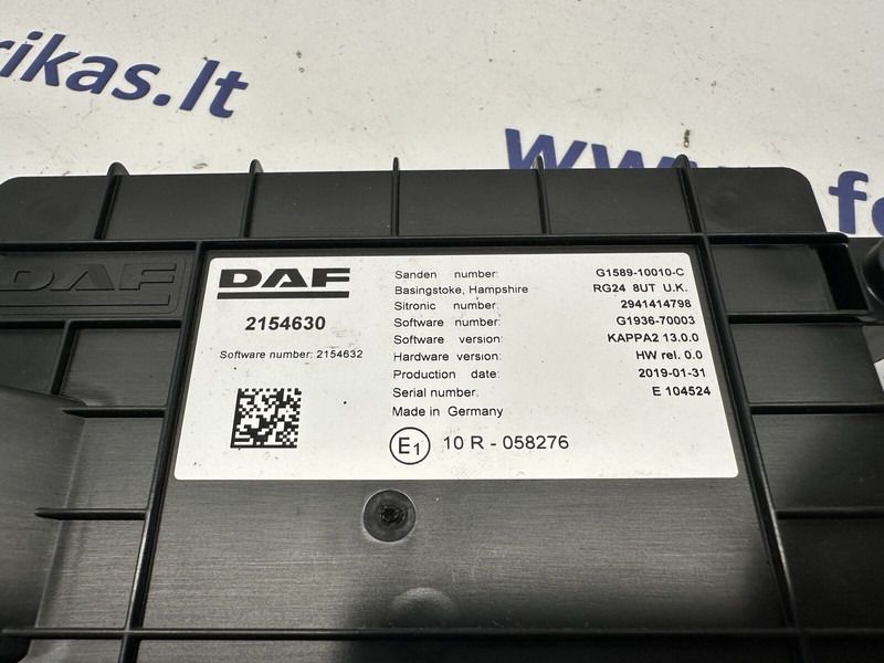 DAF A/C heater control unit module - Блок управления для Грузовиков: фото 4 DAF A/C heater control unit module - Блок управления для Грузовиков: фото 4