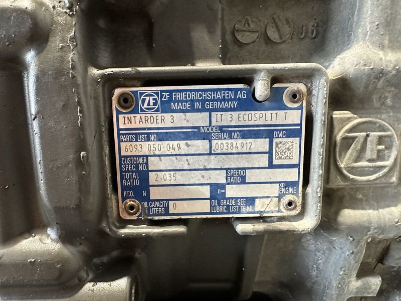 Коробка передач для Грузовиков DAF ECOSPLIT 4: фото 8 Коробка передач для Грузовиков DAF ECOSPLIT 4: фото 8