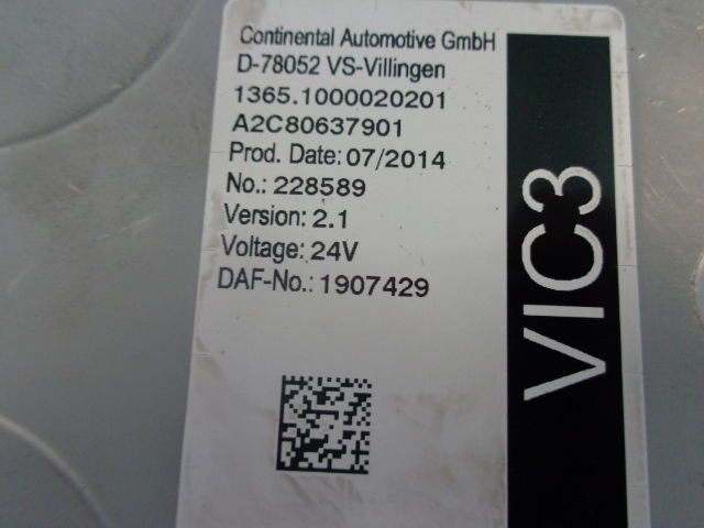 DAF VIC3 control unit - Блок управления для Грузовиков: фото 3 DAF VIC3 control unit - Блок управления для Грузовиков: фото 3