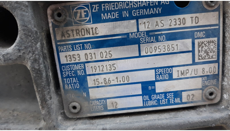 Коробка передач для Грузовиков DAF XF106 complete: фото 9