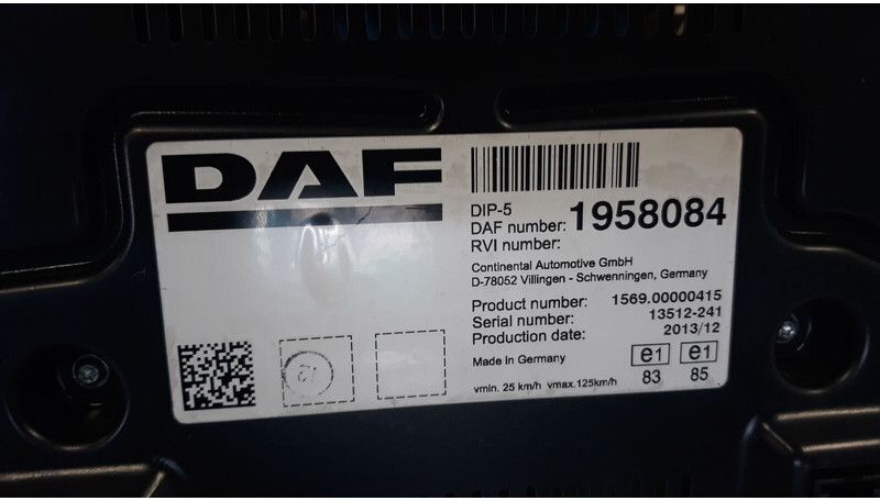 DAF instrument cluster - Приборная панель для Грузовиков: фото 4 DAF instrument cluster - Приборная панель для Грузовиков: фото 4