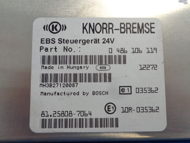 KNORR-BREMSE EBS control unit ( WORLDWIDE DELIVERY ) - Блок управления для Грузовиков: фото 3 KNORR-BREMSE EBS control unit ( WORLDWIDE DELIVERY ) - Блок управления для Грузовиков: фото 3