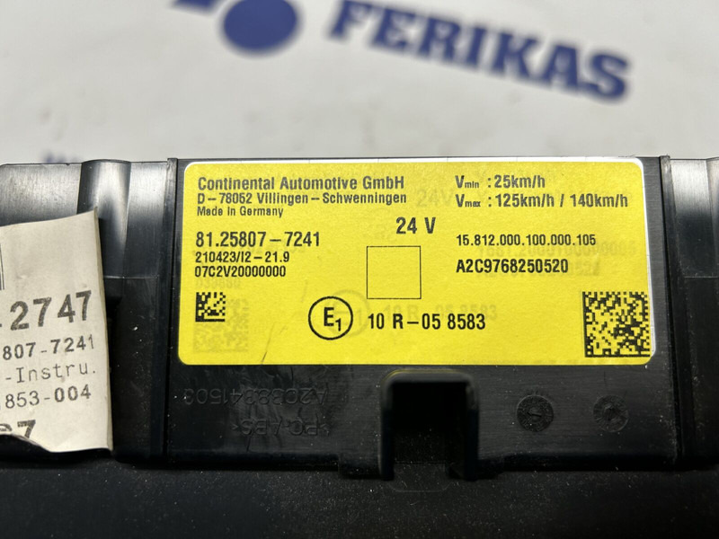 MAN LED cluster, dashboard - Приборная панель для Грузовиков: фото 5 MAN LED cluster, dashboard - Приборная панель для Грузовиков: фото 5