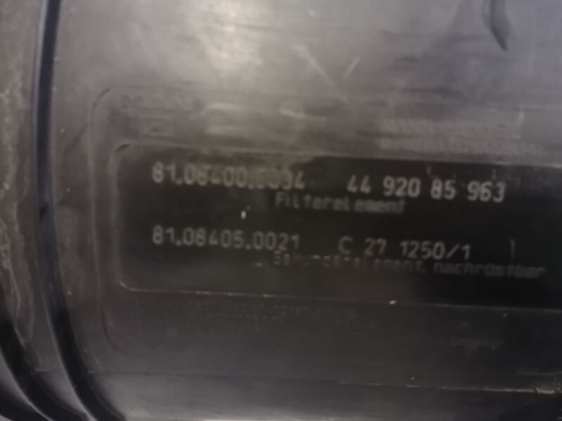 MAN TGX - Система впуска для Грузовиков: фото 4 MAN TGX - Система впуска для Грузовиков: фото 4