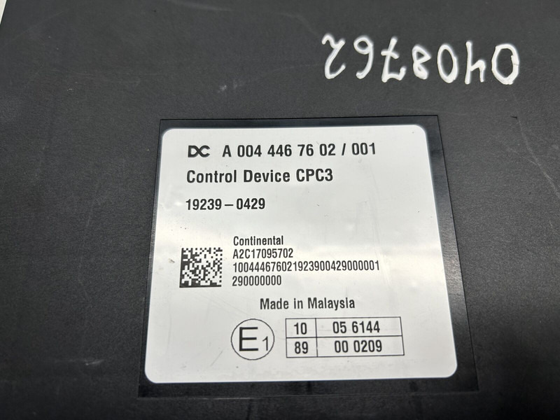 Mercedes-Benz CPC3 - Блок управления для Грузовиков: фото 5 Mercedes-Benz CPC3 - Блок управления для Грузовиков: фото 5