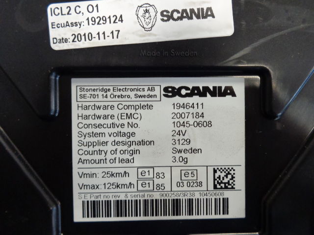 Scania Instrument cluster fully working - Приборная панель для Грузовиков: фото 4 Scania Instrument cluster fully working - Приборная панель для Грузовиков: фото 4