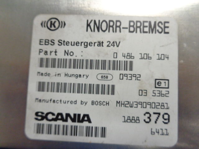 Scania R EBS control unit ECU "WORLDWIDE DELIVERY" - Блок управления для Грузовиков: фото 3 Scania R EBS control unit ECU "WORLDWIDE DELIVERY" - Блок управления для Грузовиков: фото 3