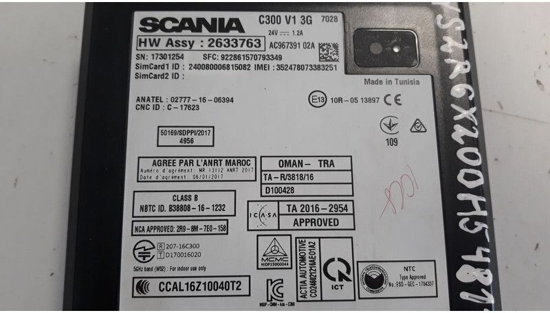 Scania RTC C300 control unit - Блок управления для Грузовиков: фото 3 Scania RTC C300 control unit - Блок управления для Грузовиков: фото 3