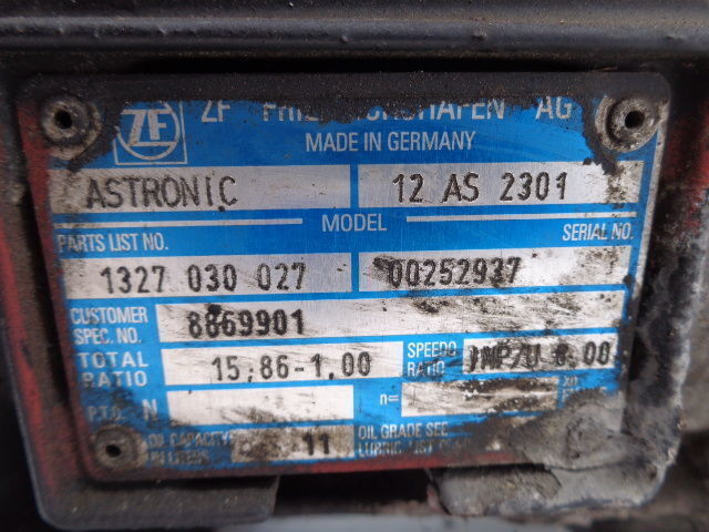 ZF 12AS2301 gearbox - Коробка передач для Грузовиков: фото 5 ZF 12AS2301 gearbox - Коробка передач для Грузовиков: фото 5
