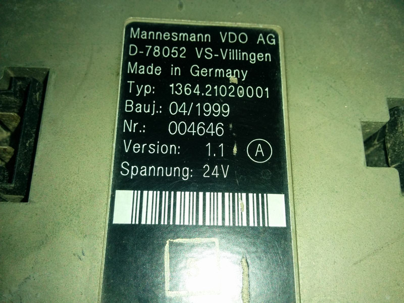 Neoplan MUX2-B - Блок управления: фото 2 Neoplan MUX2-B - Блок управления: фото 2