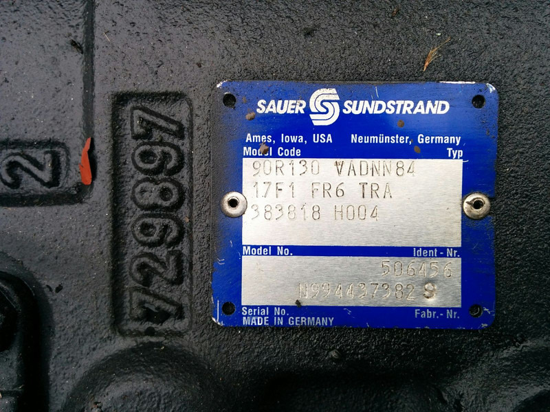Sandler 90R130 - Гидравлический насос: фото 3 Sandler 90R130 - Гидравлический насос: фото 3