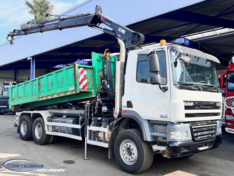 DAF CF 85.410 ATE, Hiab 166, 6x4 Steel spring - Самосвал, Автоманипулятор: фото 1 DAF CF 85.410 ATE, Hiab 166, 6x4 Steel spring - Самосвал, Автоманипулятор: фото 1