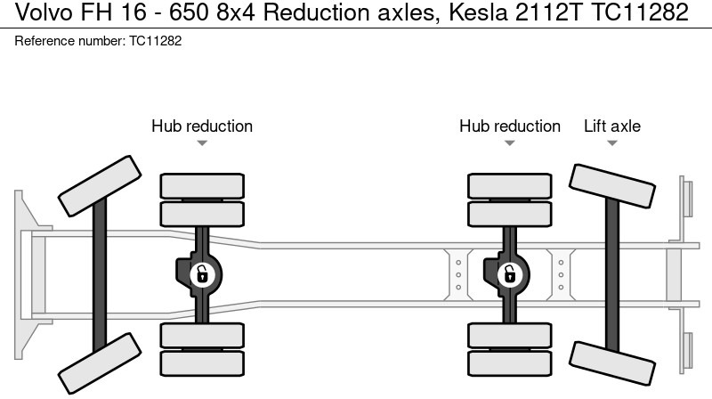 Volvo FH 16 - 650 8x4 Reductie assen, Kesla 2112T - Грузовик бортовой/ Платформа, Автоманипулятор: фото 2 Volvo FH 16 - 650 8x4 Reductie assen, Kesla 2112T - Грузовик бортовой/ Платформа, Автоманипулятор: фото 2