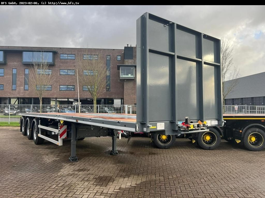 Broshuis Telesattel 1x ausziehbar 3-Achs Telesattel Leich - Полуприцеп бортовой/ Платформа: фото 2 Broshuis Telesattel 1x ausziehbar 3-Achs Telesattel Leich - Полуприцеп бортовой/ Платформа: фото 2