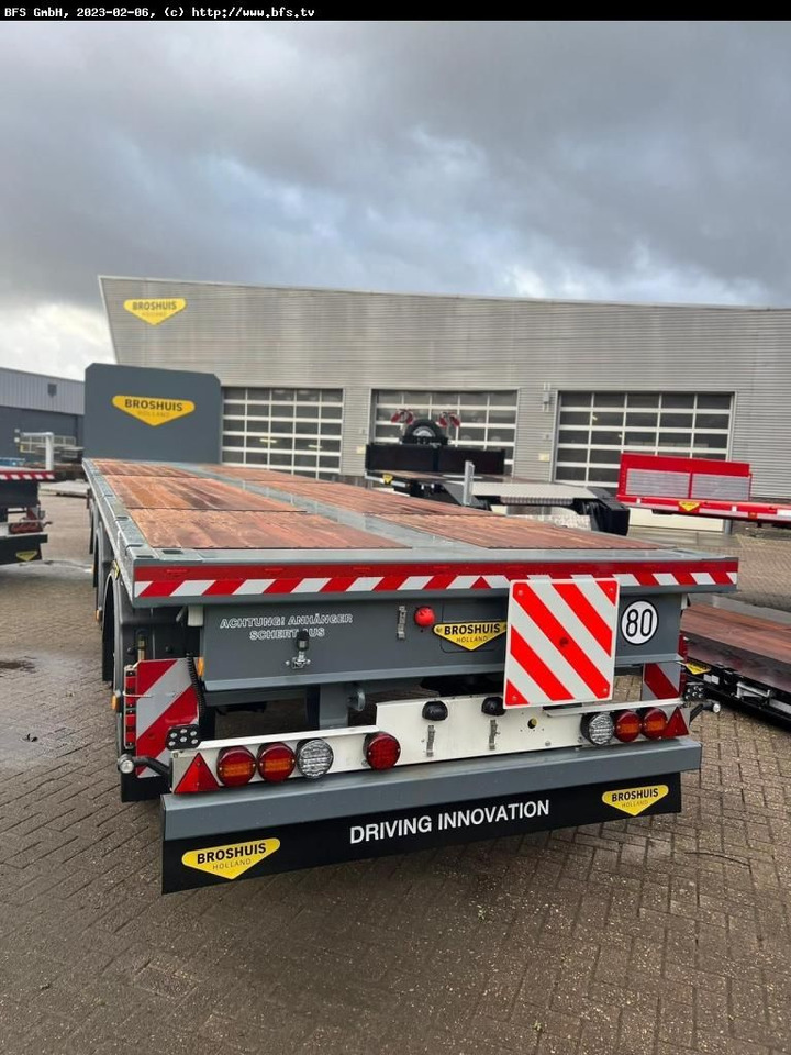 Broshuis Telesattel 1x ausziehbar 3-Achs Telesattel Leich - Полуприцеп бортовой/ Платформа: фото 4 Broshuis Telesattel 1x ausziehbar 3-Achs Telesattel Leich - Полуприцеп бортовой/ Платформа: фото 4