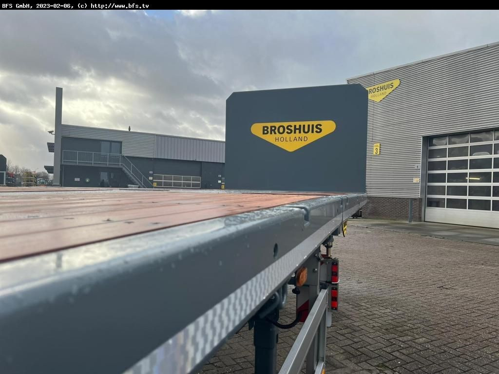 Broshuis Telesattel 1x ausziehbar 3-Achs Telesattel Leich - Полуприцеп бортовой/ Платформа: фото 3 Broshuis Telesattel 1x ausziehbar 3-Achs Telesattel Leich - Полуприцеп бортовой/ Платформа: фото 3