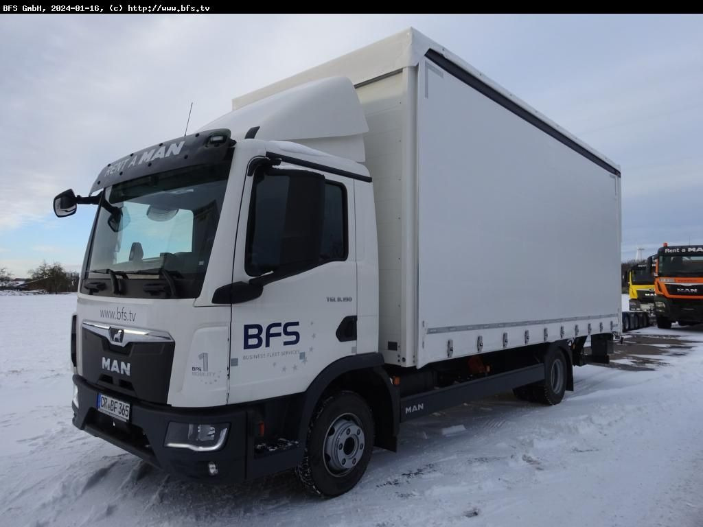 MAN TGL (TG3) 8.190 4x2 BL CH - Тентованный фургон: фото 1 MAN TGL (TG3) 8.190 4x2 BL CH - Тентованный фургон: фото 1