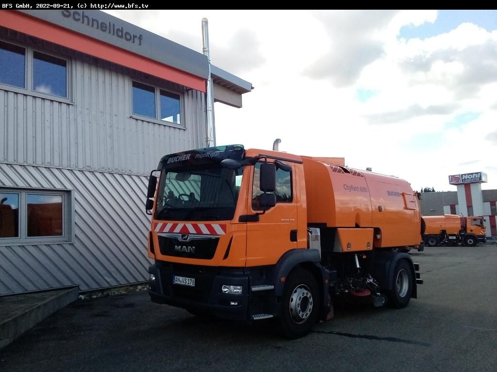 MAN TGM 15.290 4x2 BL CityFant 6000 SH Doppelseitige - Подметально-уборочная машина: фото 1 MAN TGM 15.290 4x2 BL CityFant 6000 SH Doppelseitige - Подметально-уборочная машина: фото 1