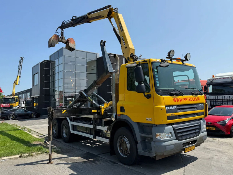 DAF CF 85.410 6X4 - EURO 5 + PALFINGER PK15500 + REMOTE + PALFINGER HOOK - Крюковой мультилифт, Автоманипулятор: фото 1 DAF CF 85.410 6X4 - EURO 5 + PALFINGER PK15500 + REMOTE + PALFINGER HOOK - Крюковой мультилифт, Автоманипулятор: фото 1