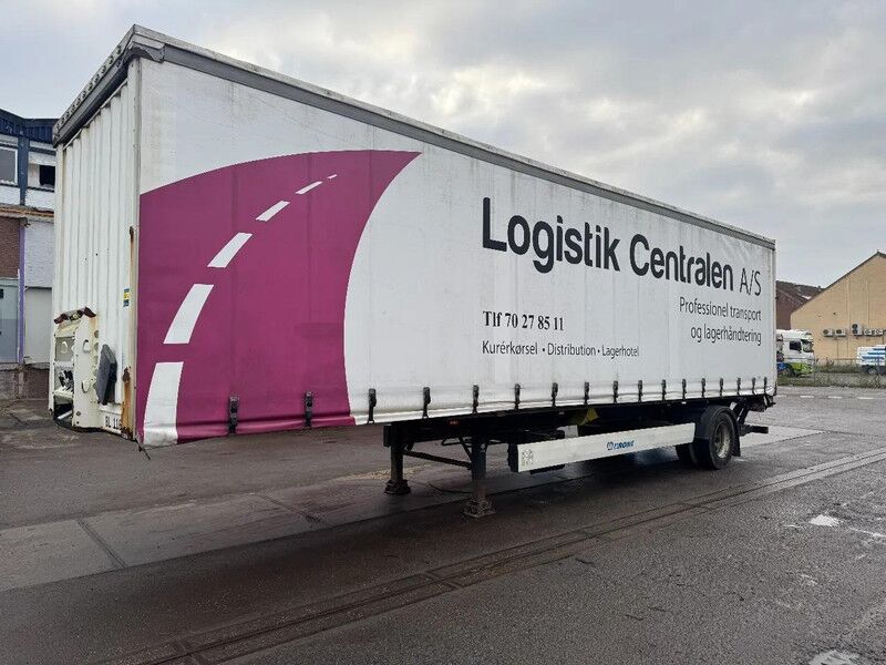 Krone SE 1 AXLE - SLIDING ROOF BÄR LOADLIFT - Тентованный полуприцеп: фото 1 Krone SE 1 AXLE - SLIDING ROOF BÄR LOADLIFT - Тентованный полуприцеп: фото 1
