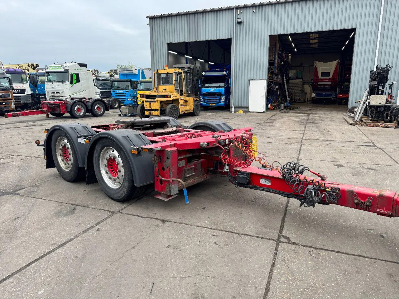 Krone ZZ 2X SAF AXLE UITSCHUIFBARE AANSLUITING - Прицеп подкатная тележка: фото 1 Krone ZZ 2X SAF AXLE UITSCHUIFBARE AANSLUITING - Прицеп подкатная тележка: фото 1