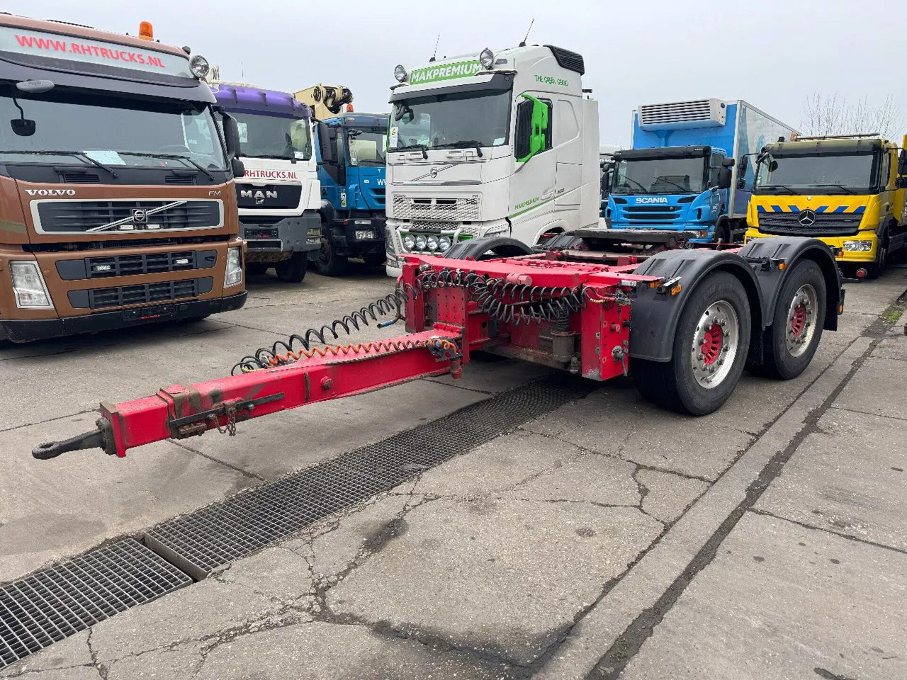 Krone ZZ 2X SAF AXLE UITSCHUIFBARE AANSLUITING - Прицеп подкатная тележка: фото 1 Krone ZZ 2X SAF AXLE UITSCHUIFBARE AANSLUITING - Прицеп подкатная тележка: фото 1