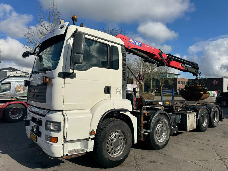 MAN TGA 35.440 8X2 - EURO 4 + HMF 2620K-RC 2018! + REMOTE + HYDRAUTO CABLE LIFT + LIFTING AXLE лизинг MAN TGA 35.440 8X2 - EURO 4 + HMF 2620K-RC 2018! + REMOTE + HYDRAUTO CABLE LIFT + LIFTING AXLE: фото 15