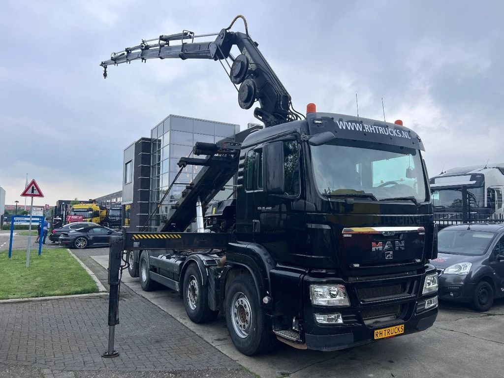 MAN TGS 35.440 8X2-4 + HIAB 220C-5 REMOTE + CABLE LI - Тросовый мультилифт, Автоманипулятор: фото 4 MAN TGS 35.440 8X2-4 + HIAB 220C-5 REMOTE + CABLE LI - Тросовый мультилифт, Автоманипулятор: фото 4