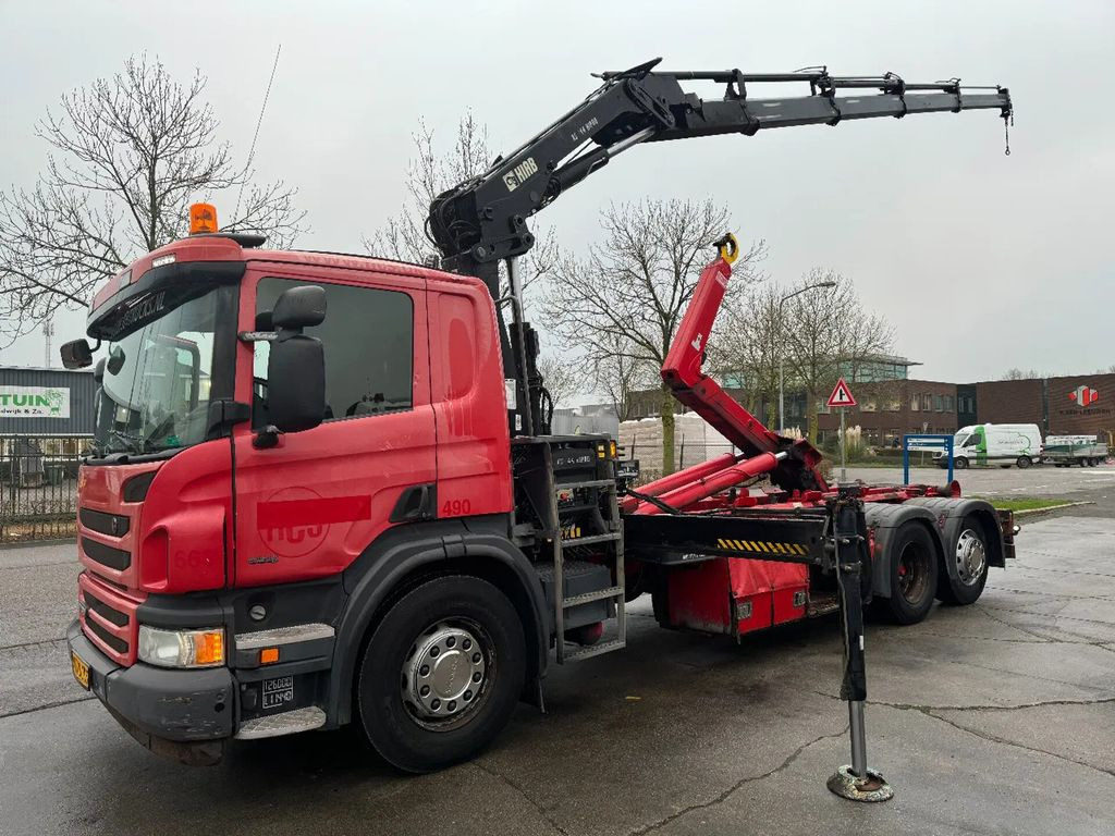 Scania P320 6X2 HIAB 144 CRANE + HIAB HOOK 20T + REMOTE - Крюковой мультилифт, Автоманипулятор: фото 2 Scania P320 6X2 HIAB 144 CRANE + HIAB HOOK 20T + REMOTE - Крюковой мультилифт, Автоманипулятор: фото 2