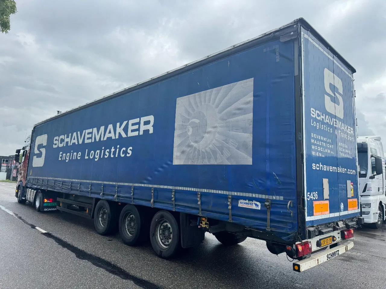 Schmitz Cargobull SCS 24/L - 3 AXLE MEGA SAF + SLIDING ROOF - Тентованный полуприцеп: фото 4 Schmitz Cargobull SCS 24/L - 3 AXLE MEGA SAF + SLIDING ROOF - Тентованный полуприцеп: фото 4