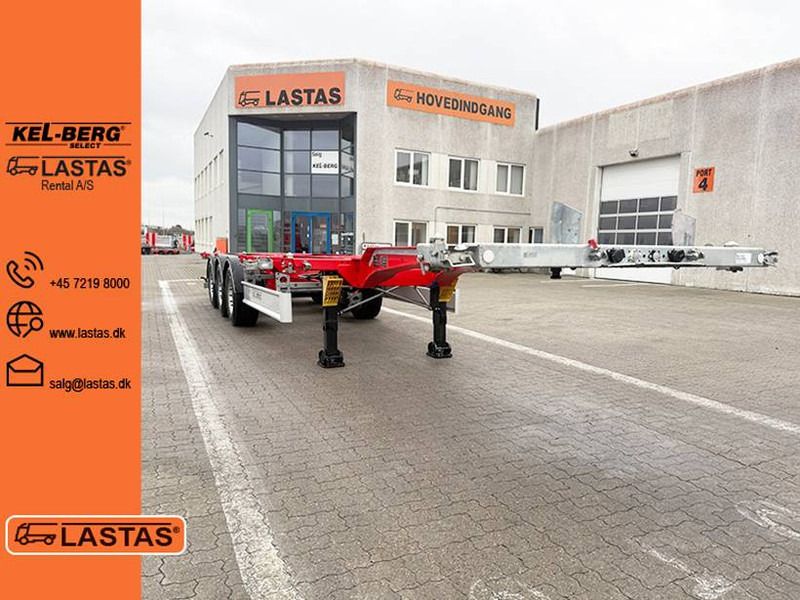 KEL-BERG Container chassis / Container-Fahrgestell / Contai - Полуприцеп-контейнеровоз/ Сменный кузов: фото 1 KEL-BERG Container chassis / Container-Fahrgestell / Contai - Полуприцеп-контейнеровоз/ Сменный кузов: фото 1