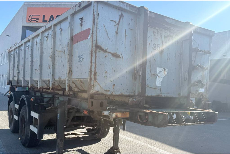 Pacton Containerchassis w. Steelbox / Stahlcontainer - Полуприцеп-контейнеровоз/ Сменный кузов: фото 1 Pacton Containerchassis w. Steelbox / Stahlcontainer - Полуприцеп-контейнеровоз/ Сменный кузов: фото 1