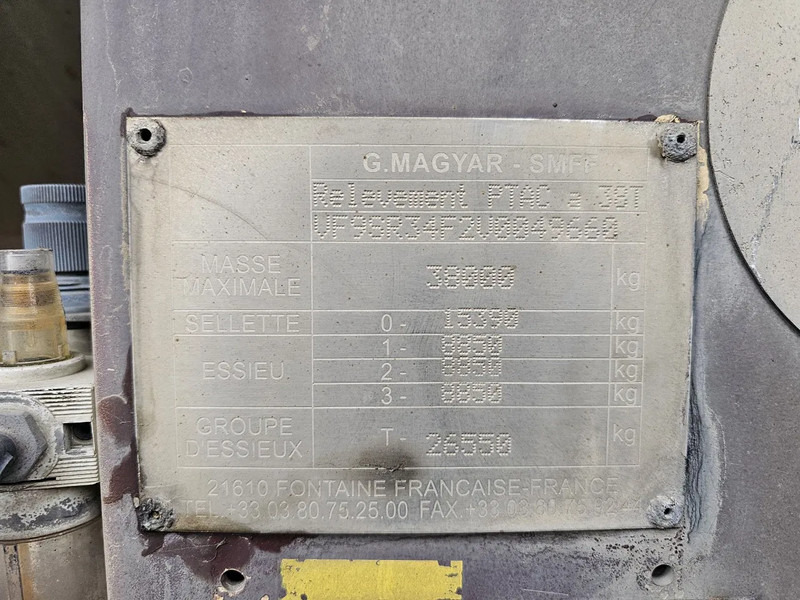 Полуприцеп-цистерна Magyar RVS - INOX - 38.5 M3- 7 Comp.: фото 13