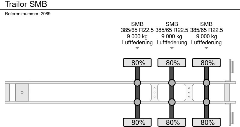 Полуприцеп бортовой/ Платформа Trailor SMB: фото 19
