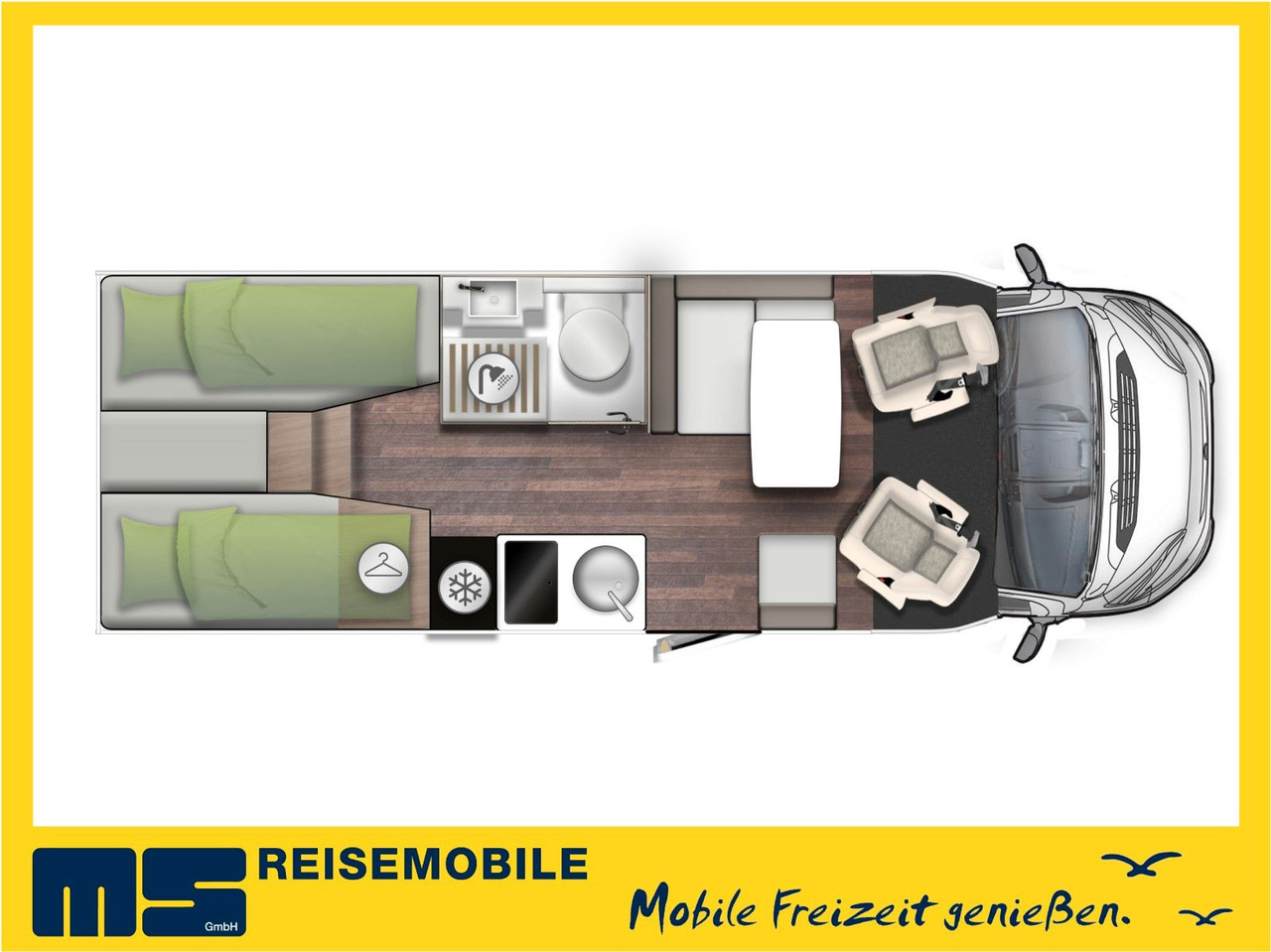 Forster T 699 EB / -2025- / EINZELBETTEN / 140-AUTOMATIK - Полуинтегрированный автодом: фото 2 Forster T 699 EB / -2025- / EINZELBETTEN / 140-AUTOMATIK - Полуинтегрированный автодом: фото 2