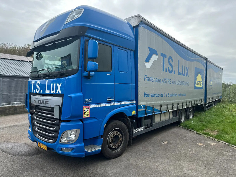 DAF XF 440 DAF XF 440 6x2 / SUPERSPACECAB / KOMBI MIT ANHANGER SCHMITZ 2016 / DURCHLADEN / 2 STUCK - Тентованный грузовик: фото 1 DAF XF 440 DAF XF 440 6x2 / SUPERSPACECAB / KOMBI MIT ANHANGER SCHMITZ 2016 / DURCHLADEN / 2 STUCK - Тентованный грузовик: фото 1