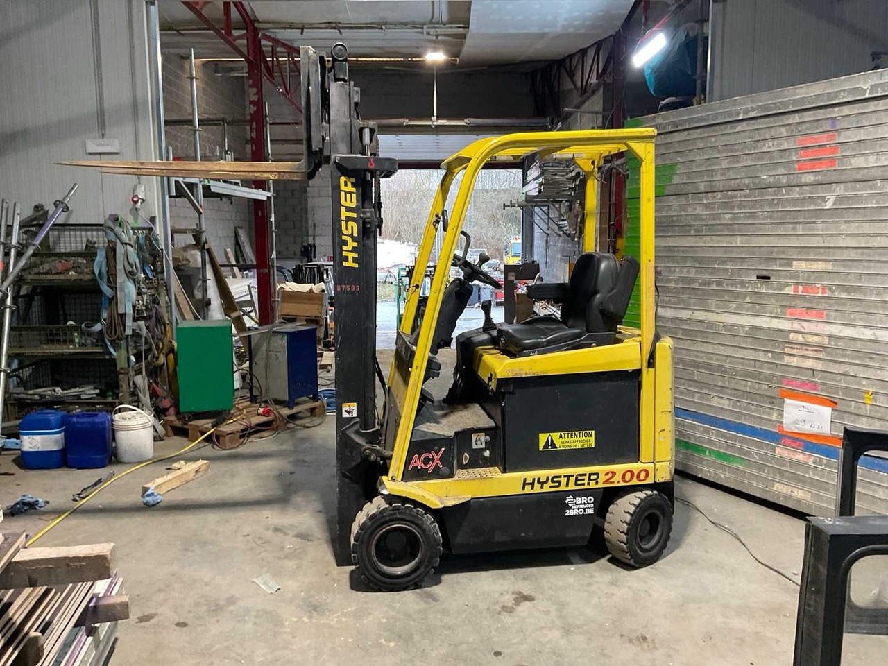 2004 HYSTER 2.00 FORKLIFT - Вилочный погрузчик: фото 2 2004 HYSTER 2.00 FORKLIFT - Вилочный погрузчик: фото 2