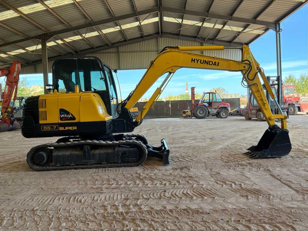 2013 HYUNDAI ROBEX R55-7 CRAWLER EXCAVATOR - Экскаватор: фото 4 2013 HYUNDAI ROBEX R55-7 CRAWLER EXCAVATOR - Экскаватор: фото 4