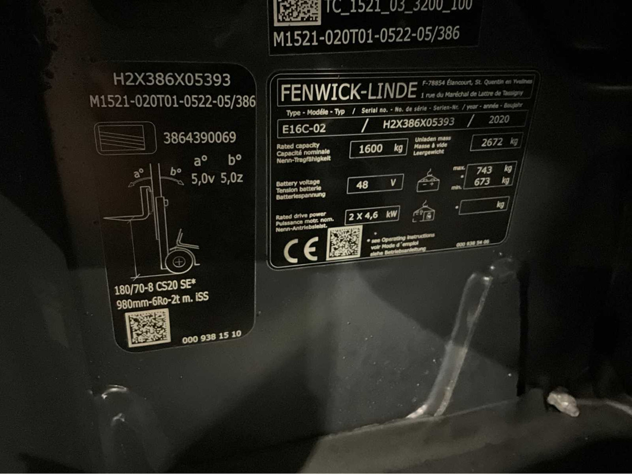 Вилочный погрузчик 2020 LINDE E16-02 1600KG 4888HOURS FORKLIFT: фото 17