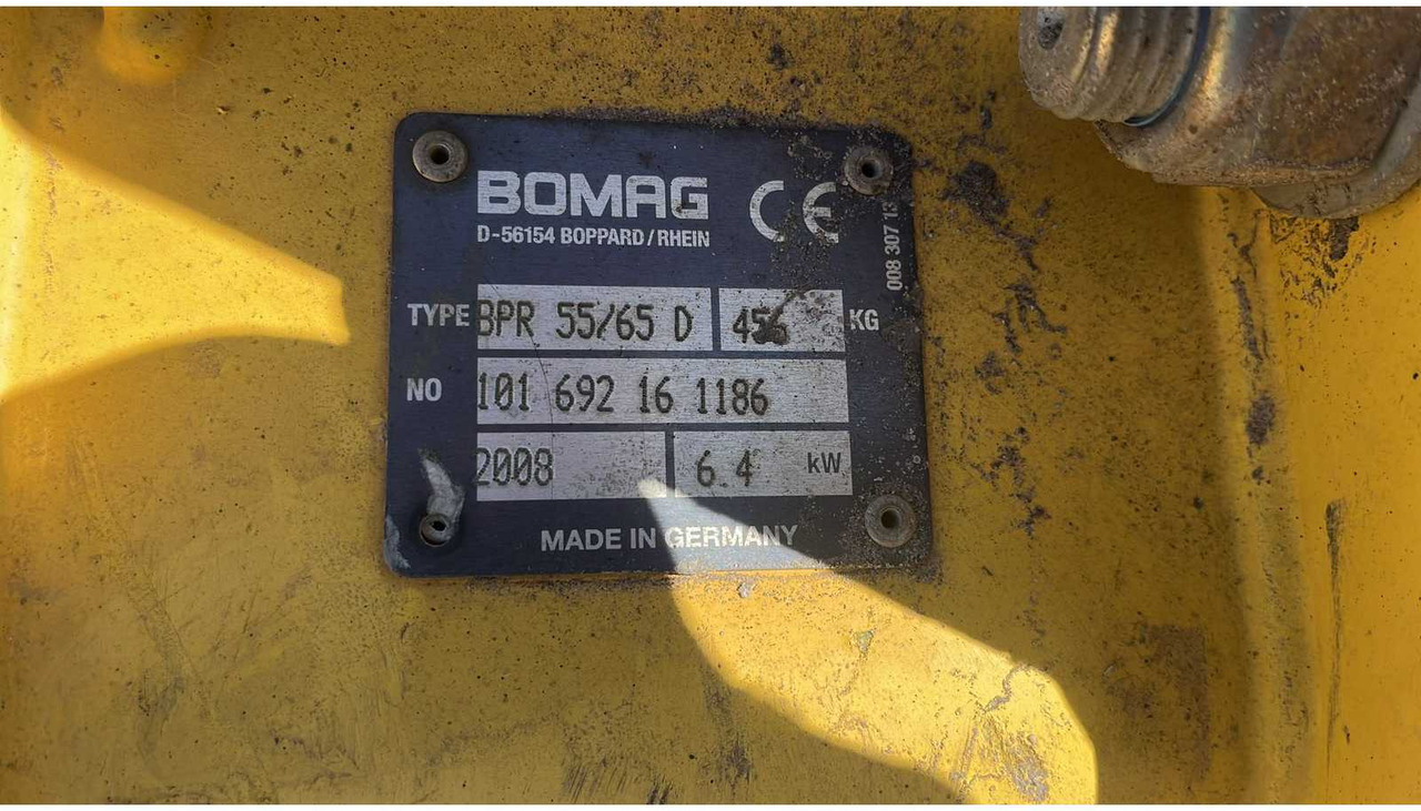 Bomag BPR 55/65D - Виброплита: фото 5 Bomag BPR 55/65D - Виброплита: фото 5