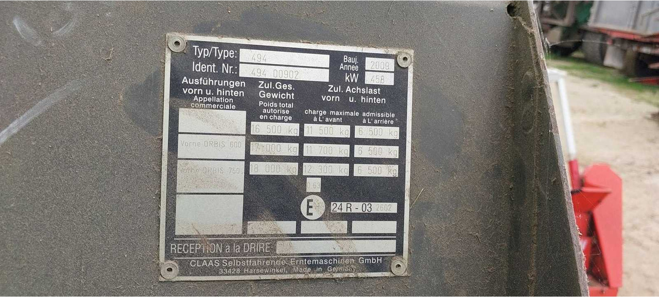 Кормоуборочный комбайн CLAAS - 2009 - 960 - HARVESTER-CHOPPER: фото 10 Кормоуборочный комбайн CLAAS - 2009 - 960 - HARVESTER-CHOPPER: фото 10