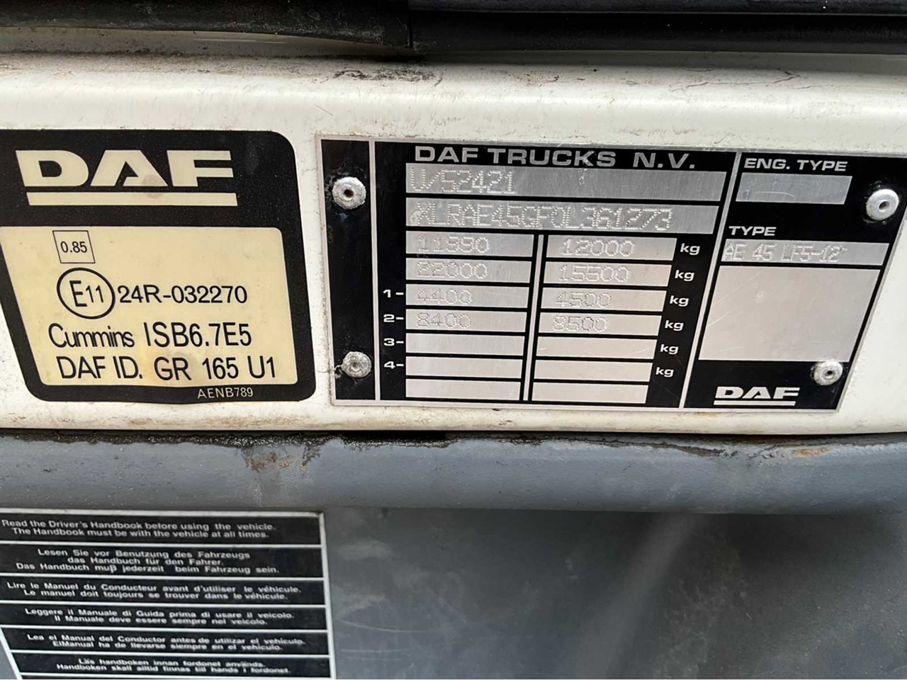 Грузовик 2010 DAF LF220 RIGID: фото 17